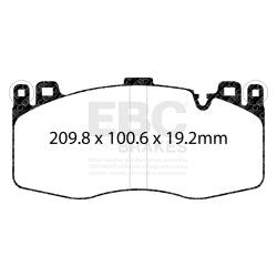 EBC Brakes - EBC Brakes DP52370NDX Bluestuff NDX Full Race Brake Pads for 15-21 X5/X6 - Image 3