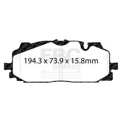 EBC Brakes - EBC Brakes DP52277NDX Bluestuff NDX Full Race Brake Pads - Image 3