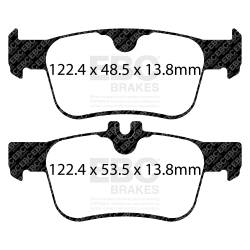 EBC Brakes - EBC Brakes DP52402NDX Bluestuff NDX Full Race Brake Pads for 17-21 Civic - Image 3