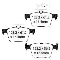 EBC Brakes - EBC Brakes DP52295NDX Bluestuff NDX Full Race Brake Pads for TT RS Quattro - Image 2