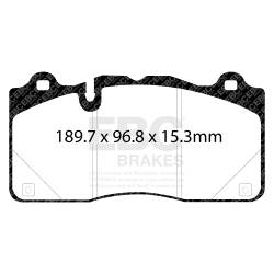 EBC Brakes - EBC Brakes DP53050NDX Bluestuff NDX Full Race Brake Pads for 20+ Tesla Model Y - Image 3