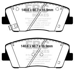 EBC Brakes - EBC Brakes DP32358C Redstuff Ceramic Low Dust Brake Pads for 18-22 G70/Stinger - Image 1