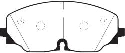 EBC Brakes - EBC Brakes DP63087 6000 Series Greenstuff Truck/SUV Brakes Disc Pads - Image 1