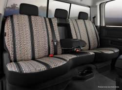 FIA TR42-89 BLACK TR Rear 40/60 Seat Cover for 22-24 Nissan Frontier