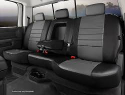 FIA SL62-80 GRAY SL REAR 60/40 Split Seat Cover Ford F150/F250/F350 22-24
