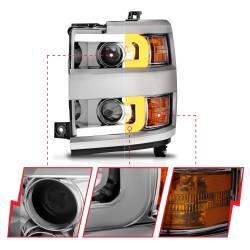 Anzo USA - Anzo USA 111366 Projector Headlight Set - Image 3