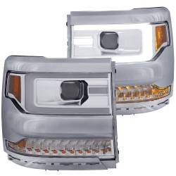 Anzo USA - Anzo USA 111374 Projector Headlight Set for 16-18 Silverado 1500 - Image 1