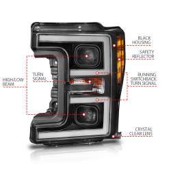 Anzo USA - Anzo USA 111388 Projector Headlight Set - Image 4