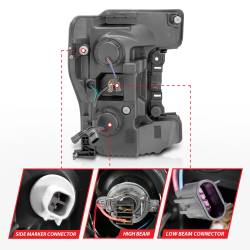 Anzo USA - Anzo USA 111388 Projector Headlight Set - Image 5