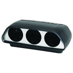 AutoMeter - AutoMeter 5288 Triple Dash Top Black 2-1/16" Universal - Image 2