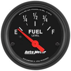 AutoMeter - AutoMeter 2652 Z-Series Linear Electric Fuel Level Gauge 73-10Ohm 2-1/16" - Image 1