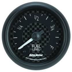 AutoMeter - AutoMeter 8010 GT Series Pro Fuel Level Gauge 0-280Ohm 2-1/16" Stepper Motor - Image 1