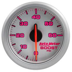 AutoMeter - AutoMeter 9160-UL Air Core AirDrive Boost Gauge Silver 0-60PSI 2-1/16" - Image 3