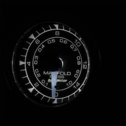 AutoMeter - AutoMeter 8150 Chrono Manifold Pressure Gauge 2-1/16" 15PSI Digital Stepper - Image 3