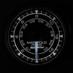 AutoMeter - AutoMeter 8150 Chrono Manifold Pressure Gauge 2-1/16" 15PSI Digital Stepper - Image 4