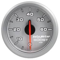 AutoMeter - AutoMeter 9160-UL Air Core AirDrive Boost Gauge Silver 0-60PSI 2-1/16" - Image 1