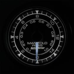 AutoMeter - AutoMeter 8150 Chrono Manifold Pressure Gauge 2-1/16" 15PSI Digital Stepper - Image 2