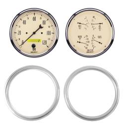 AutoMeter - AutoMeter 7039-02 Antique Beige 5Pc Direct Fit Gauge 2x5" Kit for 47-53 Chevy - Image 1