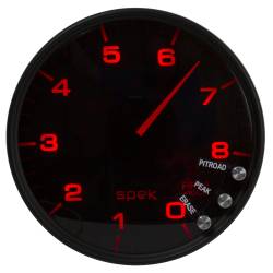AutoMeter - AutoMeter P23852 Spek-Pro In-Dash Tacho 5" 8KRPM Blk Dial/Blk Bezel/Smoked Lens - Image 3