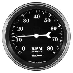 AutoMeter - AutoMeter 1790 Old Tyme Black In-Dash Electric Tachometer 8000 RPM 3-3/8" - Image 1