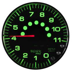 AutoMeter - AutoMeter P239328 In-Dash Tacho 5" 11KRPM Blk Dial/Blk Bezel/Flat Antiglare Lens - Image 2