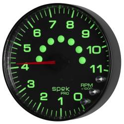 AutoMeter - AutoMeter P239328 In-Dash Tacho 5" 11KRPM Blk Dial/Blk Bezel/Flat Antiglare Lens - Image 4