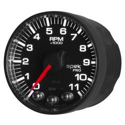 AutoMeter - AutoMeter P336328 Spek-Pro In-Dash Tachometer Black/Black 11000 RPM 2-1/16" - Image 3