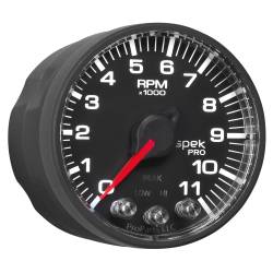 AutoMeter - AutoMeter P336328 Spek-Pro In-Dash Tachometer Black/Black 11000 RPM 2-1/16" - Image 5
