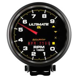 AutoMeter - AutoMeter 6896 Ultimate DL Playback Tachometer 0-9000 RPM 5" Black - Image 4