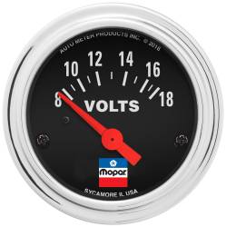 AutoMeter - AutoMeter 880788 Mopar Classic Electric Voltmeter 8-18V 2" - Image 1