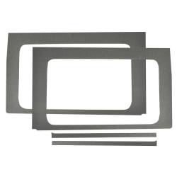 Design Engineering - Design Engineering 50176 Gray Leather Look Rear Side Window Only for Jeep JL 4DR - Image 1