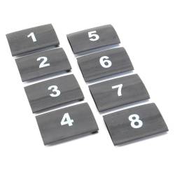 Design Engineering - Design Engineering 10849 Numbered Wire Marker Kit 1-8 Black - Image 1