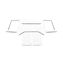 Design Engineering - Design Engineering 50292 White Finish Complete Headliner Kit for Wrangler JK 4DR - Image 1
