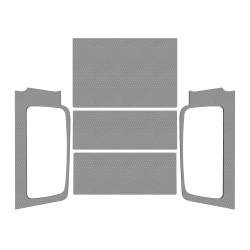 Design Engineering - Design Engineering 50605 Gray Leather Look Headliner Kit for 04-06 Wrangler LJ - Image 1