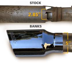 Banks Power - Banks Power 48997 Monster 5" Exhaust Single Exit Chrome Tip 20-22 GM SideKick - Image 2