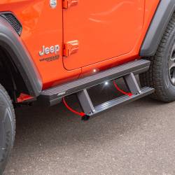 ARIES - ARIES 3034470 ActionTrac 48.75" Powered Boards for 07-18 Jeep Wrangler JK 2DR - Image 1