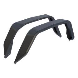 ARIES - Jeep Gladiator JT Black Aluminum Rear Fender Flares - Image 1