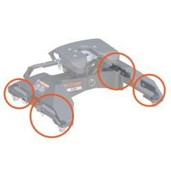CURT - Replacement 5th Wheel Puck System Handles for Chevy/GMC for 16025 - Image 2