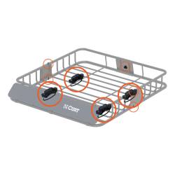 CURT - CURT 19231 Replacement Hardware for Roof Rack Cargo Carrier 18115 - Image 2