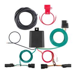 CURT - CURT 56481 Custom Wiring Harness 4-Way Flat Output for Ford F150 w/LED Taillight - Image 1