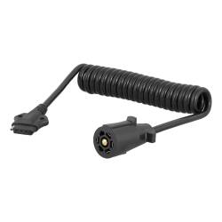 CURT - CURT 57282 8' Electrical Adapter Harness 7-Way RV Blade Vehicle To 5-Way Flat Tr - Image 1