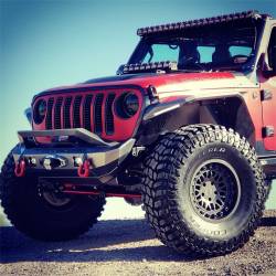 Road Armor - Road Armor 518LFF0Z Stealth Front Fender Body Armor Raw SS for 18+ Jeep JL/JT - Image 3