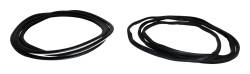 Crown Automotive Jeep Replacement - Crown Automotive 55176430K Windshield Channel Weatherstrip Set - Image 1