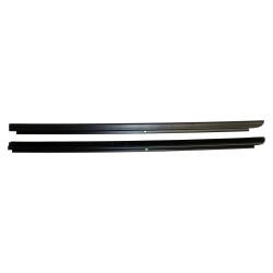 Crown Automotive Jeep Replacement - Crown 55395268K Front Outer Door Glass Weatherstrip for 07-18 Jeep Wrangler JK - Image 1