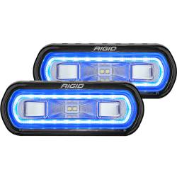 Rigid Industries - Rigid Industries 53121 SR-L Off-Road Spreader Pod Surface Mount Blue Halo - Image 1