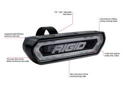 Rigid Industries - Rigid Industries 90122 Chase Rear Facing 5 Mode LED Light Amber Halo Black - Image 3