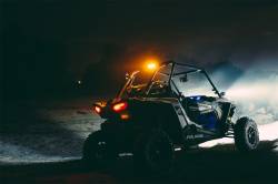 Rigid Industries - Rigid Industries 90122 Chase Rear Facing 5 Mode LED Light Amber Halo Black - Image 2