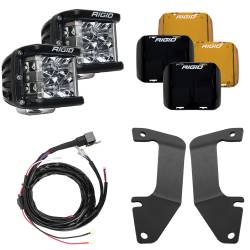 Rigid Industries - Rigid Industries 46705 A-Pillar Light Kit w/D-SS Flood for 14-20 Toyota Tundra - Image 1