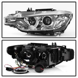 Spyder Auto - Spyder Auto 5084354 DRLLED Projector Headlight Chrome for 12-14 BMW F30 3 Series - Image 3