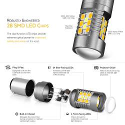Spyder Auto - Spyder Auto 9044649 XTune LED Chip Machine-Soldered Bulb - Image 3